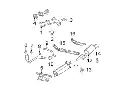 Exhaust system. Exhaust components. Exhaust manifold.