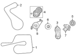 Accessory Drive Belt Idler Pulley