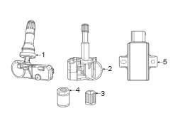 TIRE PRESSURE MONITOR COMPONENTS.