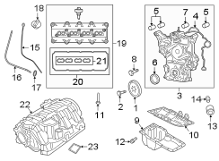 Engine parts.