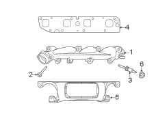 EXHAUST SYSTEM. EXHAUST MANIFOLD.