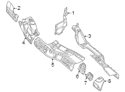 Exhaust system. Heat shields.