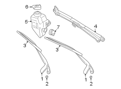 WINDSHIELD. WIPER & WASHER COMPONENTS.