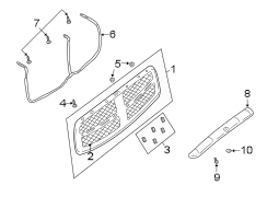 HOOD & GRILLE. GRILLE & COMPONENTS.