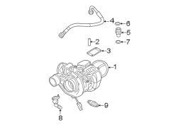 TURBOCHARGER & COMPONENTS.