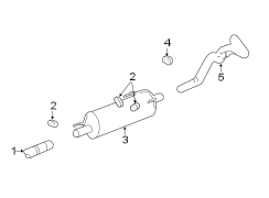 EXHAUST SYSTEM. EXHAUST COMPONENTS.