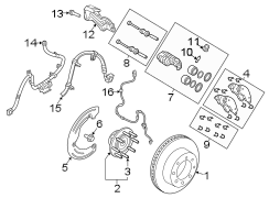 Wheel Bearing and Hub Assembly (Front)