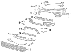 FRONT BUMPER. BUMPER & COMPONENTS.