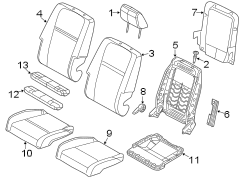 SEATS & TRACKS. PASSENGER SEAT COMPONENTS.