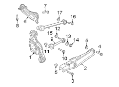 REAR SUSPENSION. SUSPENSION COMPONENTS.