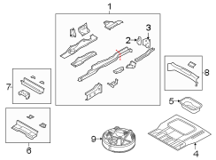 REAR BODY & FLOOR. FLOOR & RAILS.