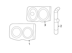 FRONT LAMPS. HEADLAMP COMPONENTS.