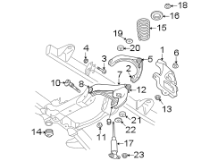 FRONT SUSPENSION. SUSPENSION COMPONENTS.