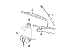 WINDSHIELD. WIPER & WASHER COMPONENTS.