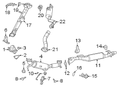 PIPE. Exhaust. Intermediate. EXTENSION. Exhaust Intermediate.