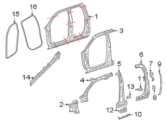 Body B-Pillar Baffle Plate