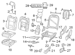 Seat Back Recliner Adjustment Handle