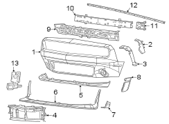 FRONT BUMPER. BUMPER & COMPONENTS.