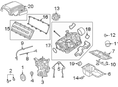 ENGINE APPEARANCE COVER. ENGINE PARTS.