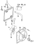 Radiator Assembly insulator. (Lower)