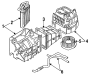 AIR CONDITIONER & HEATER. HEATER COMPONENTS.