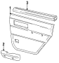 Image of Armrest. image for your Jeep Comanche  