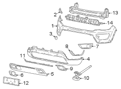 Bumper Impact Bar (Front, Lower). Steel bar that performs.