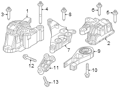 Image of Automatic Transmission Mount image for your 2014 Ram ProMaster 3500   