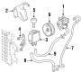 Image of Power Steering pump adjust bracket. Power Steering pump mount bracket. image for your Jeep Wrangler  