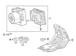 Image of MODULE. Modulator. ABS. ABS Control Module. ABS. image for your 2024 Ram 2500   