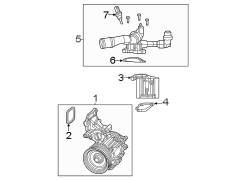 Housing. Engine. Coolant. Water. Engine Coolant Housing.