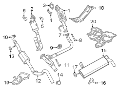 Clamp. Exhaust. Clamp for Exhaust.