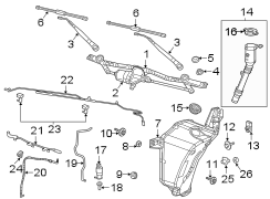 Washer Fluid Reservoir Filler Pipe