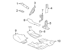 Seat Belt Anchor Plate Cover