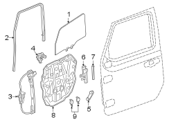 Chassis leg. PRESENTER. 