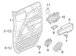 Door Interior Trim Panel (Front)