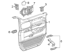 Door Interior Trim Panel (Front)