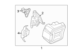 Image of Tail Light Wiring Harness image for your 2000 Dodge Ram 1500   