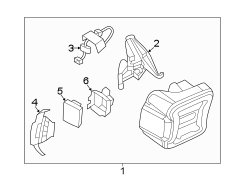 Image of Tail Light Wiring Harness image for your 2000 Dodge Ram 1500   