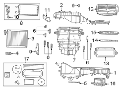 Image of Temperature. Sensor. Air. Evaporator. Switch. HVAC Evaporator. image for your 2018 Jeep Wrangler JK   