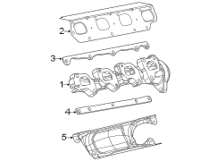 Image of Shield. Heat. Exhaust. Manifold. A Heat reflective. image for your 1993 Jeep Grand Cherokee   