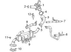 Exhaust Gas Recirculation (EGR) Tube Clamp