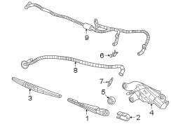 Back Glass Wiper Motor (Rear)