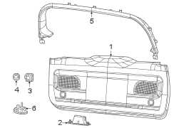 Switch. Liftgate. An electrical Switch.