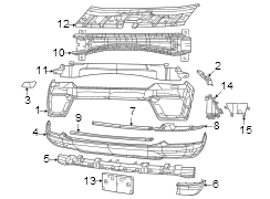 Bumper Trim (Front, Upper, Lower)