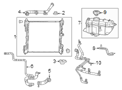 Engine Coolant Overflow Hose