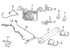 Image of Active Suspension Fluid Reservoir image for your 2023 Ram ProMaster 3500 Base Cutaway Van  