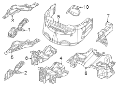 Shield. Heat. EXHAUST. Floor Pan. Exhaust Heat Shield.