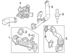 Exhaust Gas Recirculation (EGR) Valve Temperature Sensor