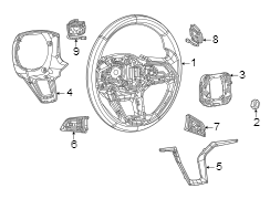 Image of Steering Wheel image for your 2002 Jeep Wrangler   